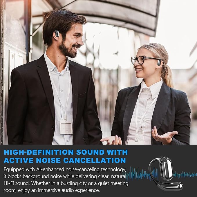 Wireless Earbuds, Real-Time AI Translation Earbuds,144 Languages Language Translator Earbuds, AI Wireless Bluetooth Headphones, Translating Earbuds, Ear Pods Wireless, Perfect for Travel, Business