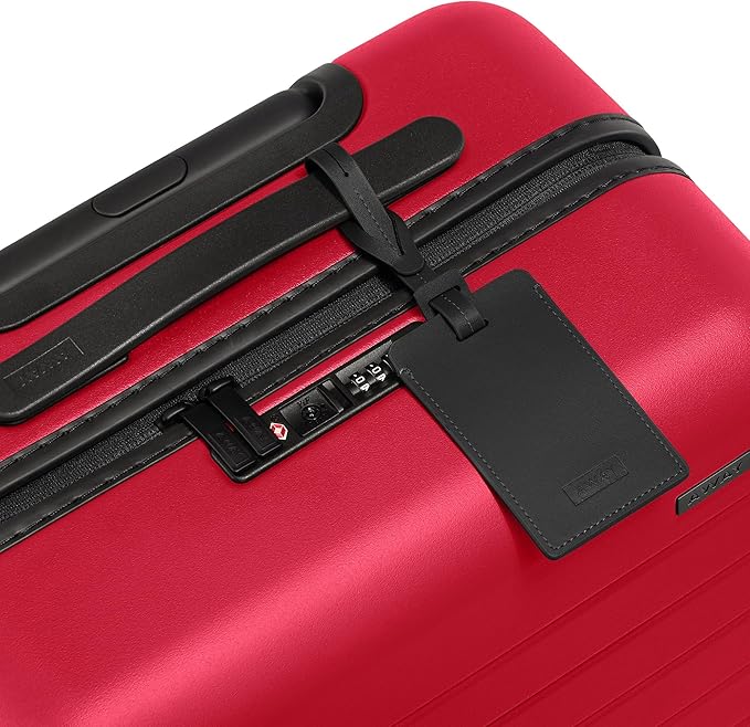 Away Carry-On Luggage, Lightweight Hardside Suitcase with Spinner Wheels, 22 Inch Airline Approved, TSA Lock, Cherry Red