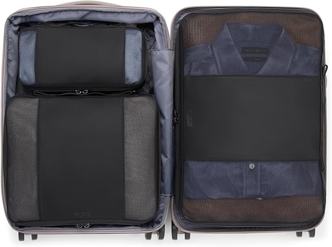 TUMI - 19 Degree International Expandable 4 Wheeled Carry-On - Hard Shell Suitcase - 21.8" X 14.0" X 9.0" - Moon Rock