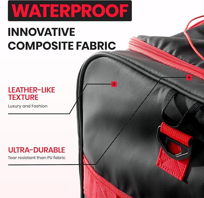 Fanwoli 30'' Rolling Duffel Bag with 2 Wheels - No-Sag Design for Heavy Loads, Expandable 100L-120L Luggage with Soft Handle & Lock, Waterproof Foldable Lightweight with for Travel, Camping,Moving