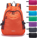 YZAOLL Small Lightweight Packable Hiking Backpack, 20L Hiking Backpack Day Pack for Women Men Travel Camping Vacation,Orange