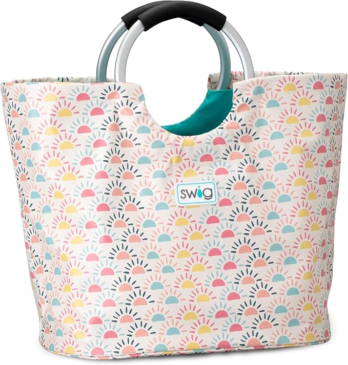 Swig Life Loopi Tote Bag, Large, Lightweight, Waterproof Beach and Utility Bag