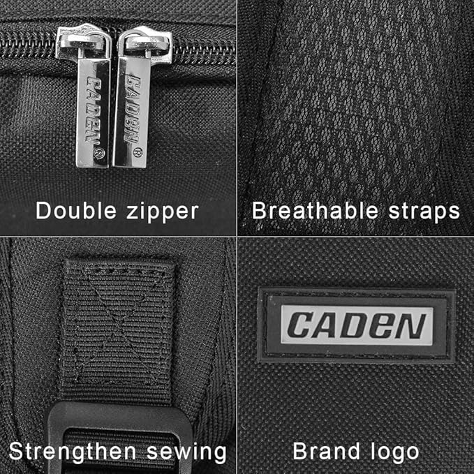 CADeN Camera Backpack Bag Professional for DSLR/SLR Mirrorless Camera Waterproof, Camera Case Compatible for Sony Canon Nikon