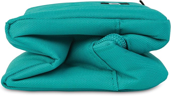 PackIt Freezable Snack Box, Teal, Built with ECOFREEZE Technology, Collapsible, Reusable, Zip Closure with Buckle Handle, Designed For Work Snacks, Fresh Snacks On the Go, Adults, and All Ages