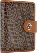 Passport Holder Wallet Bag with AirTag Holder, Card Slots Passport Solt Ticket Cash Solt, Photo Solt Sim Card Pen Slot.Brown