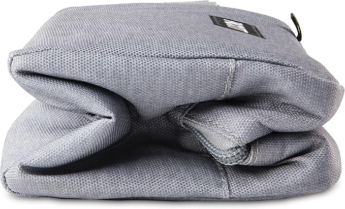 PackIt® Freezable Snack Box, Gray Fog, Built with ECOFREEZE® Technology, Collapsible, Reusable, Zip Closure with Buckle Handle, Designed For Work Snacks, Fresh Snacks On the Go, Adults, and All Ages