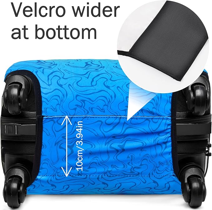 Luggage Cover for Suitcase Elastic Suitcase Cover Protector, Carry On Luggage Sleeve Anti Scratch Travel Essentials Fits 20-22