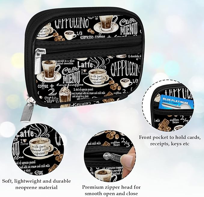 Serfeymi Weekly Travel Pill Organizer Pill Case for Purse with Removable 7 Day Pill Box, Fashionable Travel Medicine Organizer Pill Container for Medicine, Vitamin, Supplement - Black 02