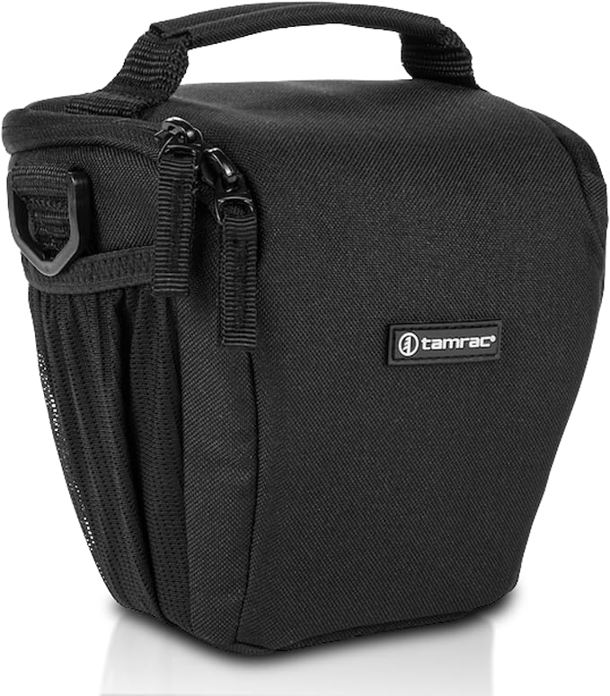 Tamrac Jazz Zoom Holster 23 v2.0 Camera Bag for Photographers, Camera Case for Photography Accessories, Shoulder Bag for Mirrorless Cameras, Crossbody Camera Bag, Travel Camera Carrying Case – Black