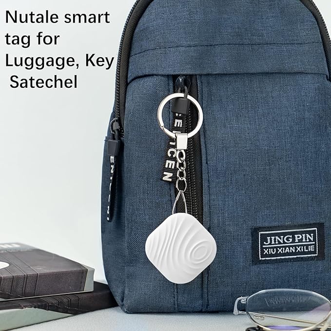 Findthing Key Finder Smart Tag 4-Pack - Bluetooth Tracker Item Locator with Key Chain - Both iOS and Android Compatible for Keys Pet Wallets Backpacks and Tablets