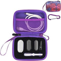YouKnow Hard Case Compatible with PLAUD NotePin AI Voice Recorder - with Custom Foam Insert Holds Recorder, Magnetic Pin, Clip, Dock, Wristband & Cable (Case Only) (Galaxy)