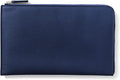 Leatherology Navy Blue Slim Zip Travel Wallet - Compact and lightweight, Versatile storage, Zip closure