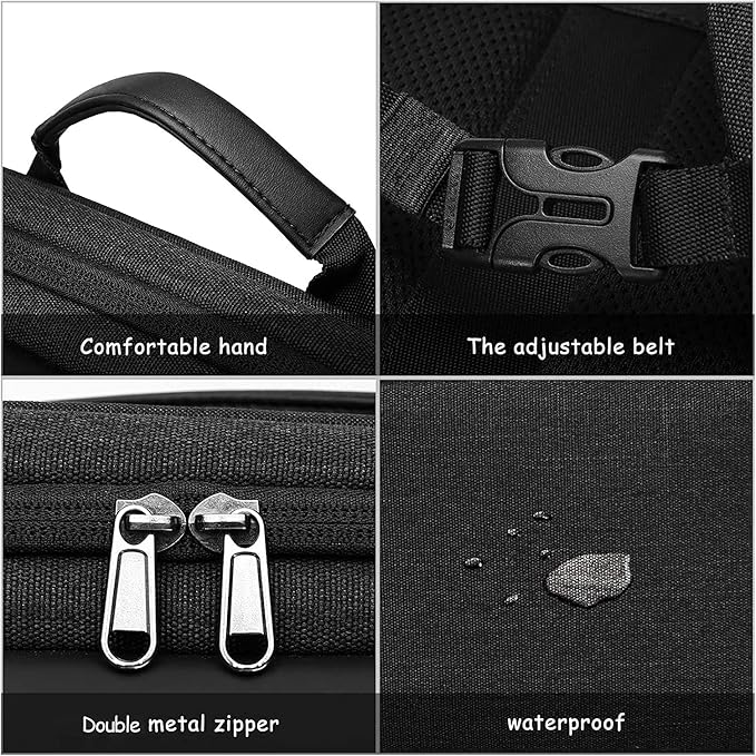 MOSISO Camera Backpack,DSLR/SLR/Mirrorless Photography Waterproof 17.3 inch Camera Bag with Front Hard Shell&Laptop Compartment&Tripod Holder&Rain Cover Compatible with Canon/Nikon/Sony, Space Gray