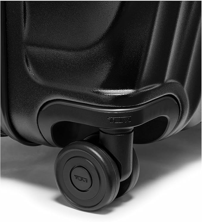 TUMI - 19 Degree Medium Checked Luggage 4 Wheeled Packing Case - Hard Shell Suitcase - 26.0" X 17.5" X 10.0" - Textured Black
