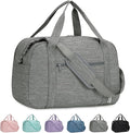 Narwey 18" Carry on Bag with Laptop Compartment 14 Inch Travel Duffel Bag for Spirit Airlines Personal Item Bag Overnight Weekender Bags with Wet Pocket for Women and Men (Grey)