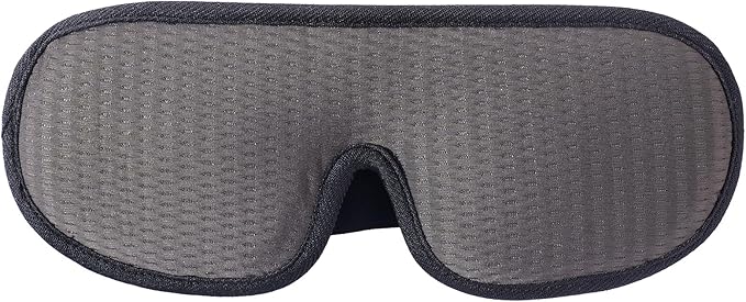Sleep Mask for Men and Women 3D Contoured Eye Mask Patented Adjustable Light Blocking Night Mask for Sleeping (Grey)
