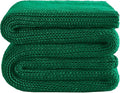 L'AGRATY Knitted Weighted Blanket - 50"x60" 10lbs Cooling Chunky Knit Heavy Blanket for Adults Braided Crochet Throw Thick Cable Yarn Knit Decorative No Beads Evenly Weighted Machine Washable