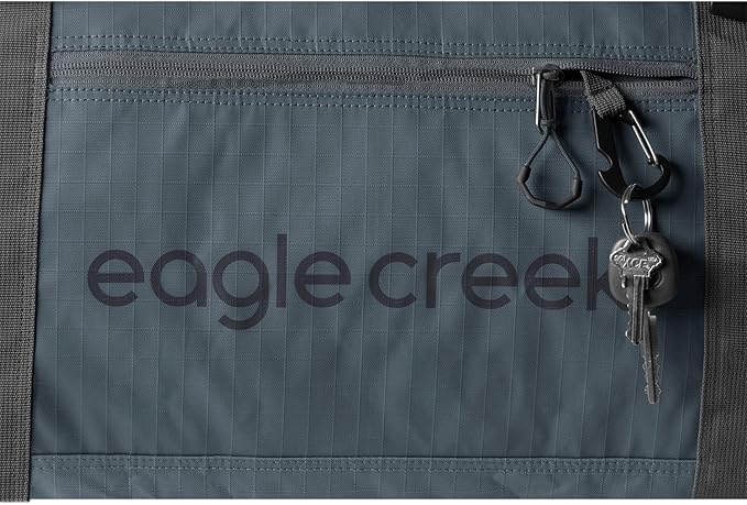 Eagle Creek No Matter What Rolling Duffel - Durable Rolling Bag for Travel - Adjustable Shoulder Strap - Heavy Duty Wheels - Lockable Zippers - Multiple Carry Options - 110L - Smoke
