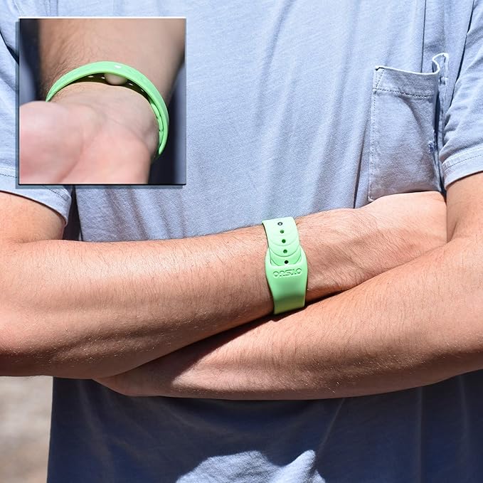 Nausea Relief Wristband for Motion and Sea Sickness | Anti-Nausea Acupressure Bands for Morning Sickness | Sea Bands for Motion Sickness Relief. (Tangerine)