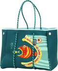 QOGiR Neoprene Multipurpose Beach Bag Tote with Inner Zipper Pocket … … … …