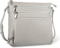 befen Genuine Leather Crossbody Bags for Women, Lightweight Medium Anti-Theft Shoulder Purse with Built in RFID Wallet