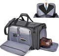 Travel Garment Duffle Bag with Laptop Compartment, RFID Blocking Convertible Suit Bag Name Tap Pocket Carry On 2 in 1 Hanging Suit Travel Duffel Work Pouch