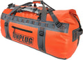 UNPLUG Ultimate Adventure Bag | 1680D Heavy Duty Waterproof Bag | Large Travel Duffle Bag which can be Used for Camping, Motorcycling, Boating, or Hunting (155L Adventure Orange)