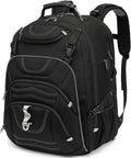 Boniyee Travel Backpack 17.3 Inch, Business Anti-Theft Laptop Bag with USB Charging Port, Waterproof