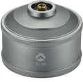 CAMPINGMOON Replacement Empty Refillable Gas Fuel Cylinder Standard for Backpacking Camping Stove EN417 Lindal Valve 110g TC-35