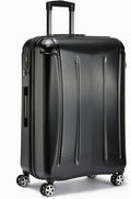 Amazon Basics 30-Inch Hardside Checked Luggage With TSA Lock, Hardshell Suitcase With Wheels, Expandable For Up to 12.5% More Space, With Scratch-Resistant Surface, 8 Multi-directional Wheels, Black
