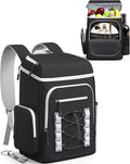 HOTOR Backpack Cooler Bag - 30/45 cans Large Backpack Coolers Insulated Leak Proof with Multiple Pockets, Small Cooler as Beach Cooler for Travel, Hiking, Camping