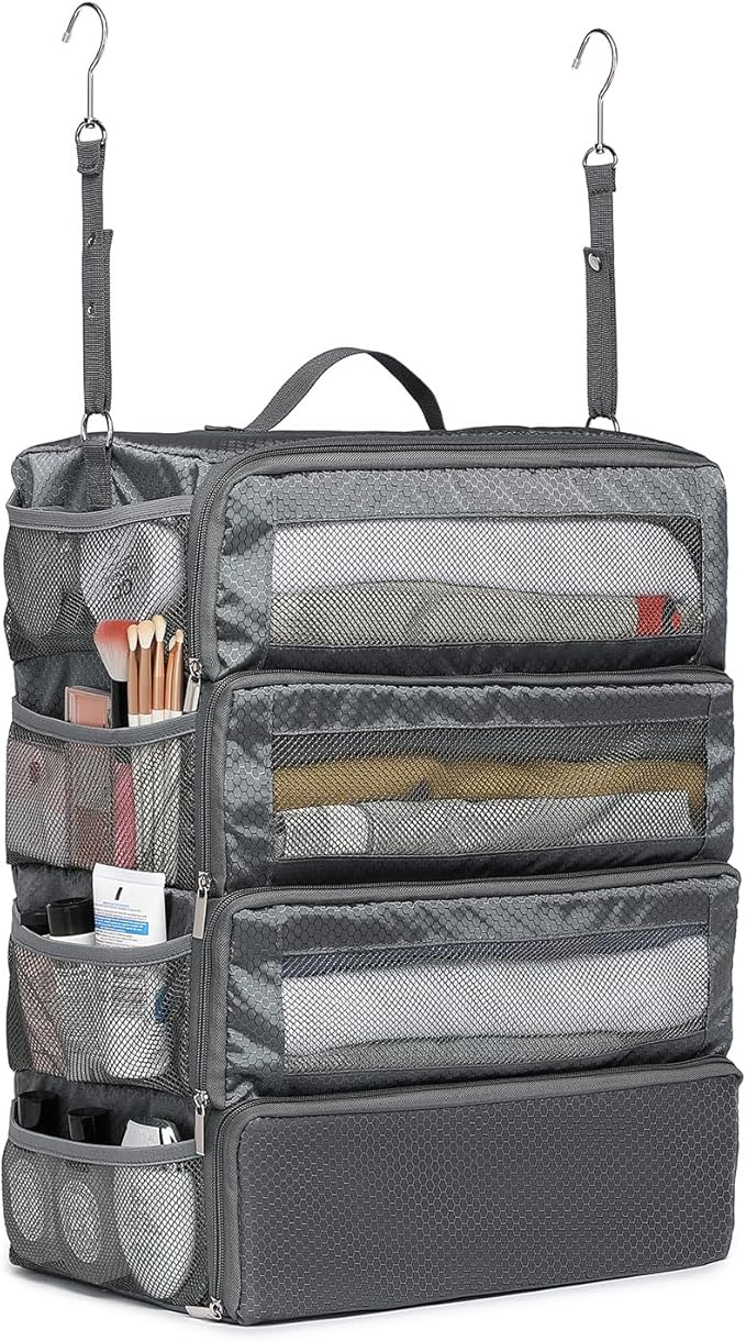 Suitcase Organizer Travel Bags Organizer for Luggage Compression Hanging Packing Cubes for Travel Carry on Closet (Bag Only)