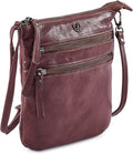 Crossbody Sling Bag for Women Small Real Leather Purse Vintage Travel Crossover Shoulder Bag Handmade