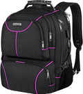 VECKUSON Laptop Backpack, 15.6 Inches, Purple, Unisex