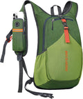 20L Small Hiking Backpack for Men Women Foldable Packable Back Pack Ultralight Hiking Daypack for Travel Camping Outdoor, Olive Green