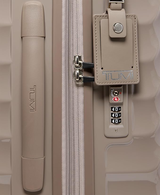 TUMI - 19 Degree International Expandable 4 Wheeled Carry-On - Hard Shell Suitcase - 21.8" X 14.0" X 9.0" - Moon Rock