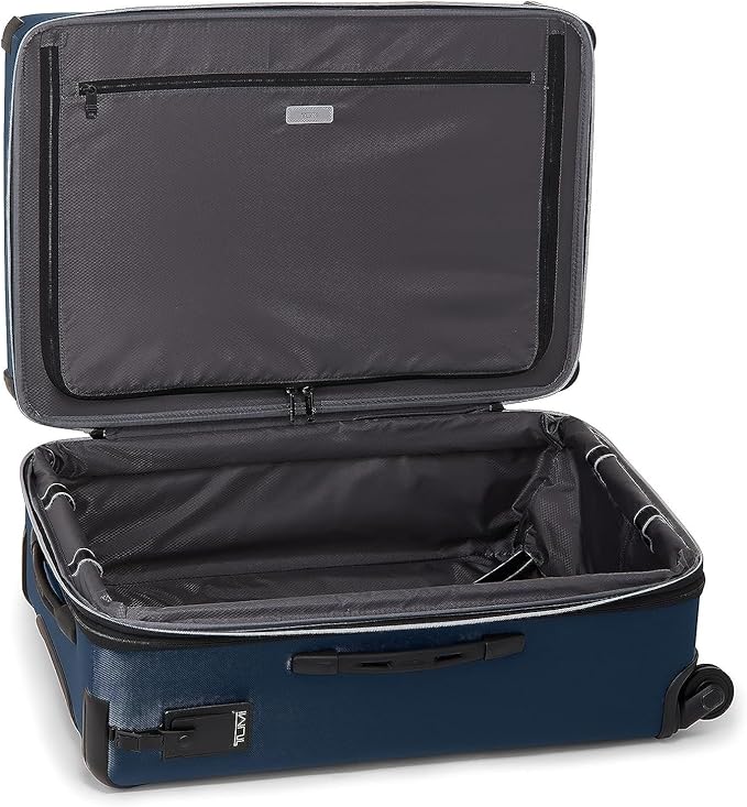 TUMI - Aerotour 4 Wheel Expandable Luggage - Men's and Women's Lightweight Business and Leisure Travel Suitcase - 26" Short Trip Expandable Packing Case, Navy