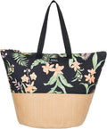 Roxy Women's Beach Tote Bag | Travel | Vacation | Straw | Lightweight | Breathable