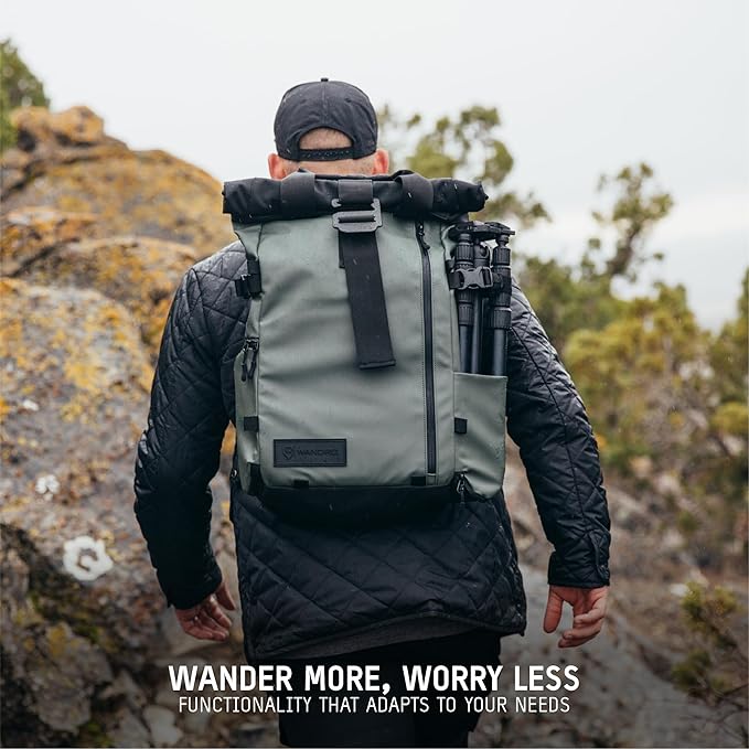 WANDRD PRVKE 31L, V3 Backpack: Weather-Resistant Travel & Camera Backpack with Laptop Sleeve, Quick Side Access, Clamshell Opening – Ideal Photography & Travel Bag