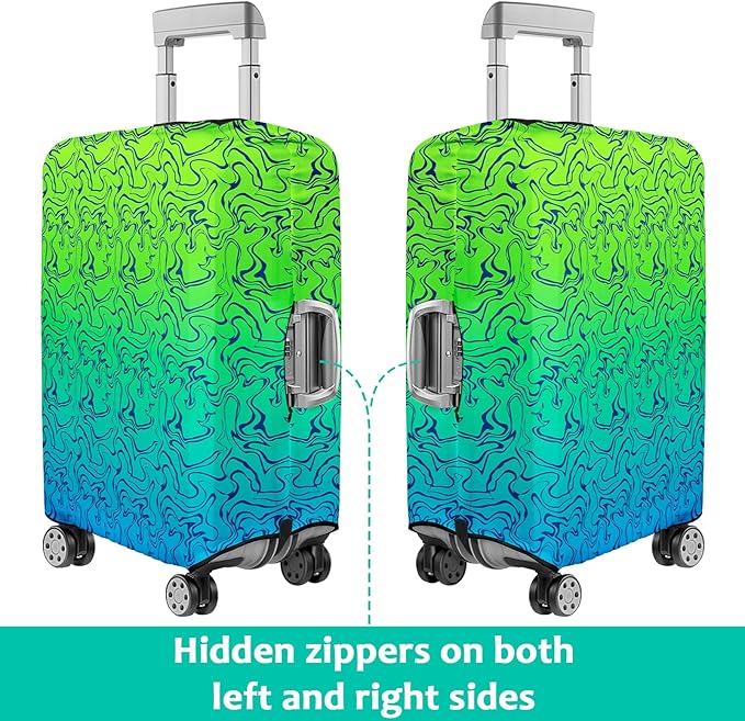 Luggage Cover for Suitcase Elastic Suitcase Cover Protector, Carry On Luggage Sleeve Anti Scratch Travel Essentials Fits 20-22