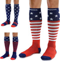 Medical Compression Socks for Women and Men 3 Pairs 20-30 mmHg Knee High Christmas Compression Stockings Circulation Best for Running Athletic Nurses