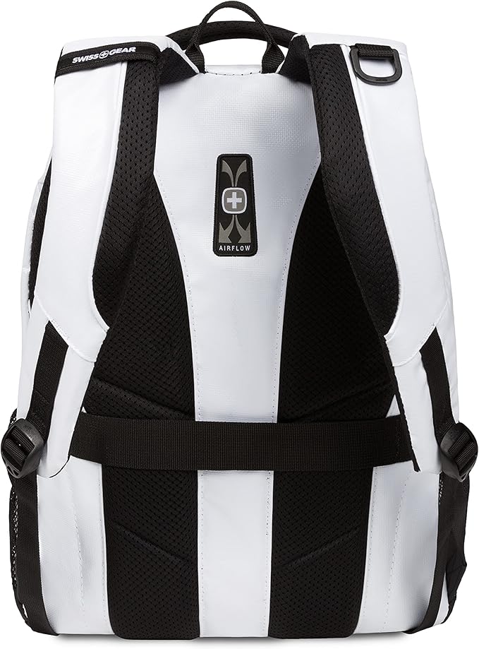 SwissGear Cecil 5505 Laptop Backpack, White, 18-Inch