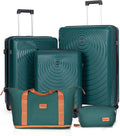 Luggage Sets 5 Piece, Suitcases with Wheels, Hardshell Suitcase Set, PP Carry on Luggage Set with TSA Lock, Travel Luggage