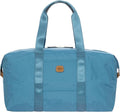 Bric's X-Bag/X-Travel 2.0 Folding Duffel Bag - 18" Carry On and Overnight Travel Bag - Sky