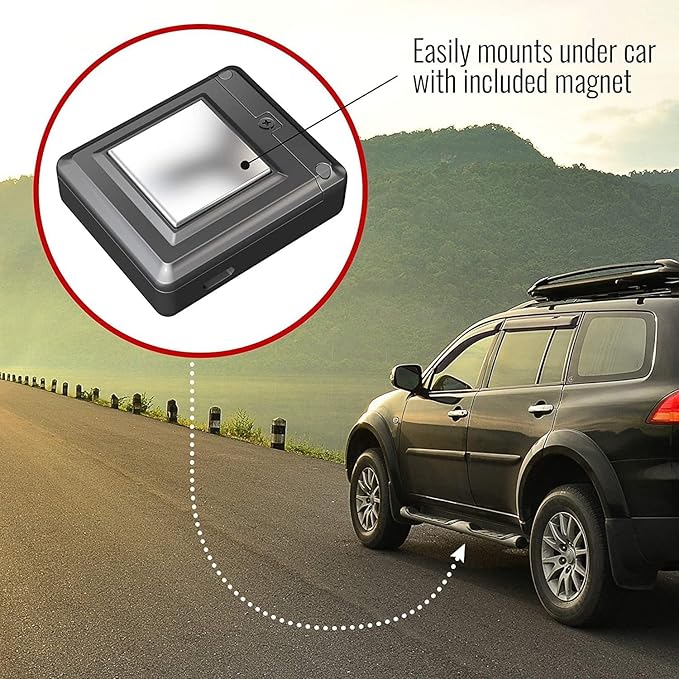 Tracki GPS Tracker for Vehicles, Car, Kids. Subscription Needed. US-Made Tech. 4G LTE GPS Tracking Device. Unlimited Distance, US & Worldwide. Small (Tracker) (Tracker 6-mo Subscription Incl.)