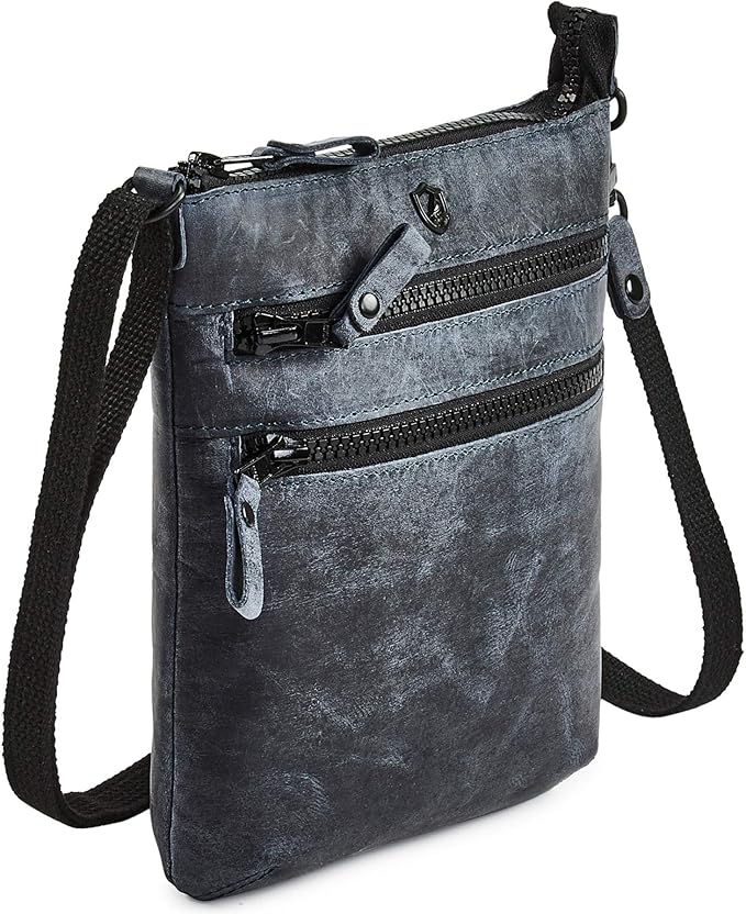 Crossbody Sling Bag for Women Small Real Leather Purse Vintage Travel Crossover Shoulder Bag Handmade