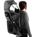 Hiking Baby Carrier Backpack - Comfortable Toddler/Baby Backpack Carrier System with Diaper Change Pad, Insulated Pocket + Rain and Sun Hood to Protect Your Child