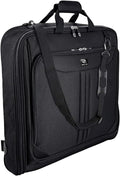 Premium Suit Garment Bag Carry On - Hangs 4 Suits - Travel & Business with Shoulder Strap and Laptop Compartment