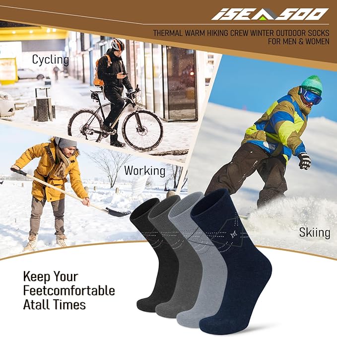 Iseasoo Copper Compression Socks for Men & Women – Plantar Fasciitis Relief, Ankle Support & Circulation – Running & Recovery