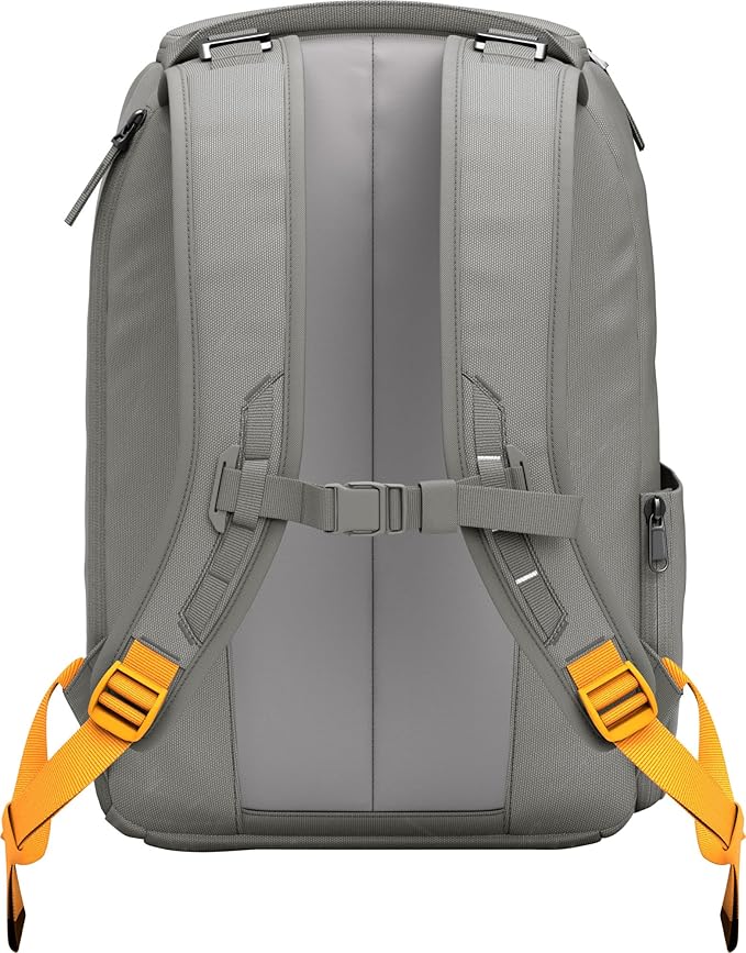 Db Journey Ramverk Backpack - Durable Travel Backpack with Laptop Compartment & Pockets for Work, Luggage Backpack with Roller Bag Hook Up System, 21L - Sand Grey